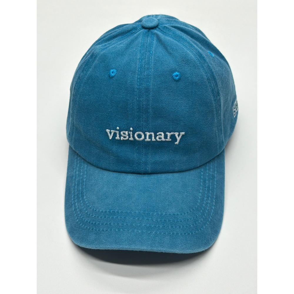 SHRM‎ HRX Visionary Embroidered Dad Hat Teal Blue Adjustable Cotton Baseball Cap